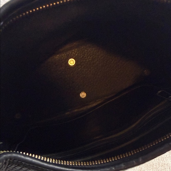 Dooney & Bourke Vintage 90s Y2K Black Pebbled Leather Shoulder Bag - Picture 12 of 14